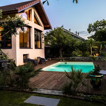 La Paradisiaque - Near Geneva, Pool, Calm & Mountain Thoiry (Ain)